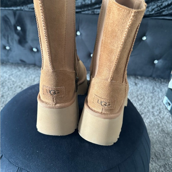 Women's Tan Ankle Boots - Picture 3 of 6
